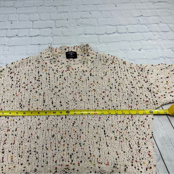 Bird & Vine Black Label Confetti Knit Sweater Pullover - Picture 8 of 9